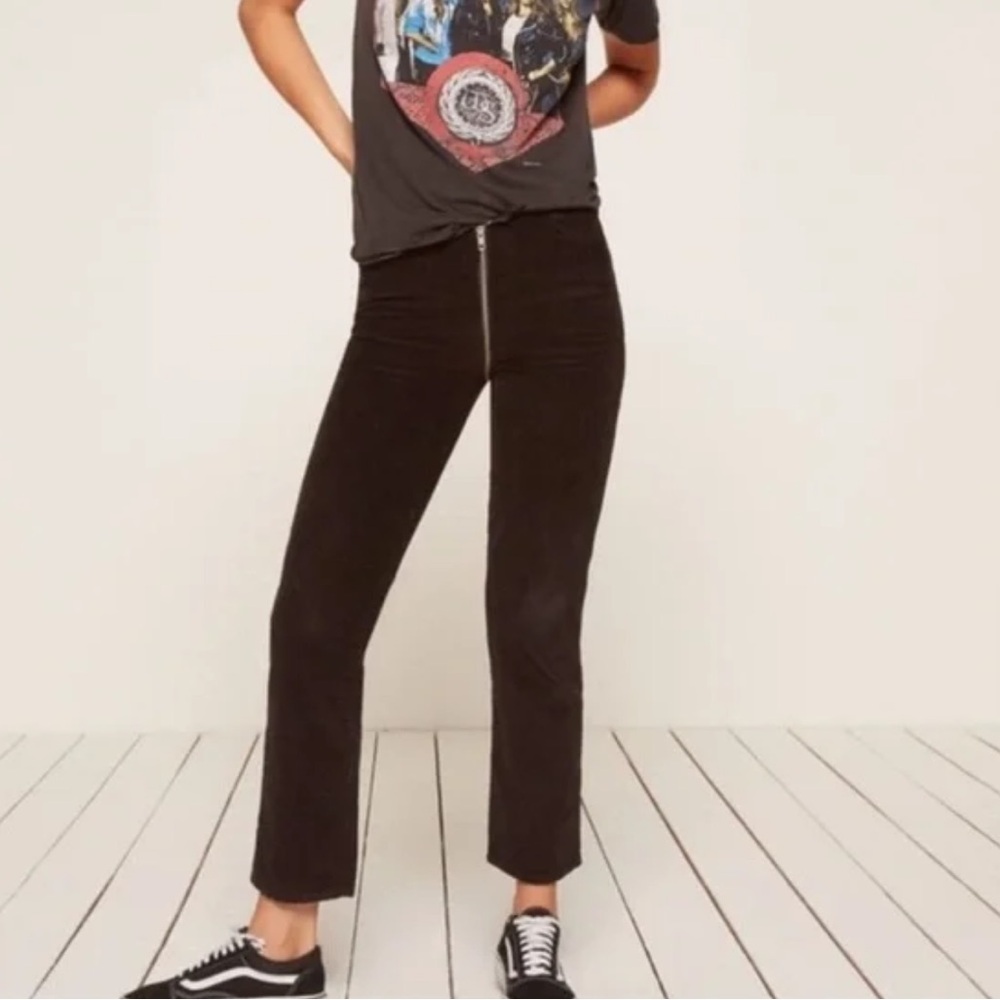 Reformation Bruno Pant in Cafe Brown Corduroy Size 29